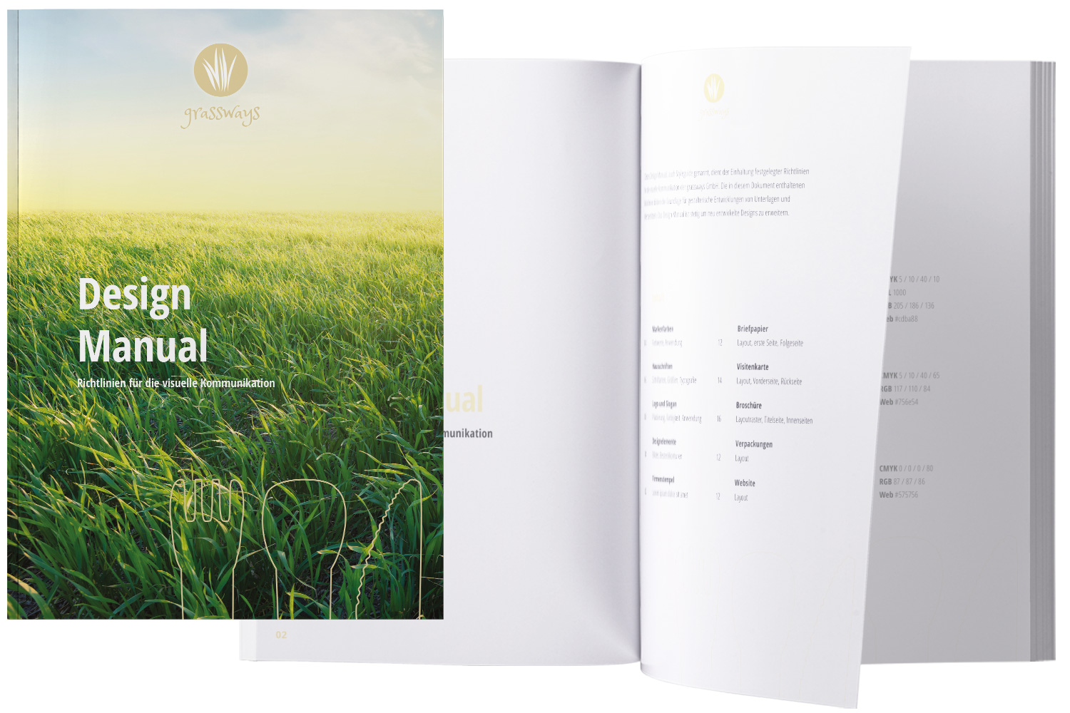 Projekt Corporate Design grassways Designmanual