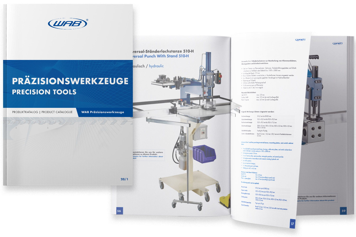 Projekt E-Commerce WAB-Präzisionswerkzeuge Katalog